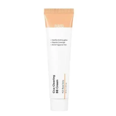 PURITO Čisticí BB krém (Cica Clearing BB Cream) 30 ml 15 Rose Ivory