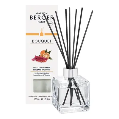 Maison Berger Paris Aroma difuzér Cube Zářivá rebarbora Rhubarb Radiance 125 ml