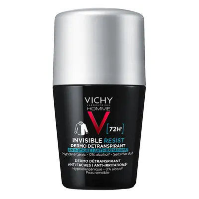 Vichy Kuličkový detranspirant Homme Invisible Resist 72H (Dermo Detranspirant) 50 ml