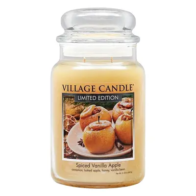 Village Candle Vonná svíčka ve skle Spiced Vanilla Apple 602 g