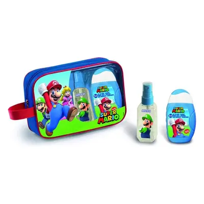 EP Line Super Mario - tělový sprej 90 ml + pěna do koupele a šampon 2v1 110 ml + toaletní taška