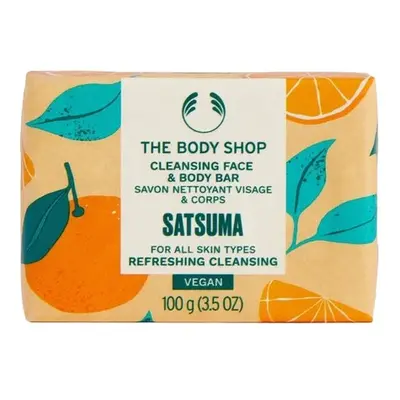 The Body Shop Tuhé mýdlo na obličej a tělo Satsuma (Cleansing Face & Body Bar) 100 g