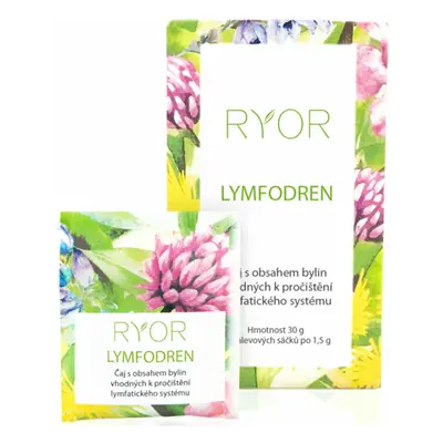 RYOR Bylinný čaj Lymfodren 20 x 1,5 g