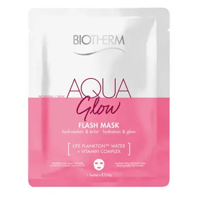 Biotherm Hydratační a rozjasňující pleťová maska Aqua Glow (Super Mask) 35 ml