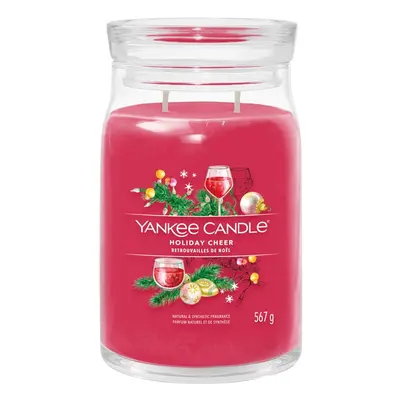 Yankee Candle Aromatická svíčka Signature sklo velké Holiday Cheer 567 g