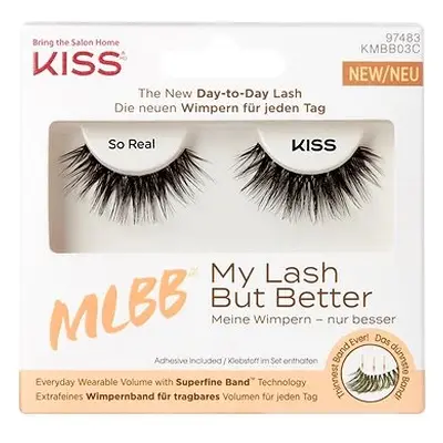 KISS Umělé řasy pro přirozený objem My Lash But Better 03