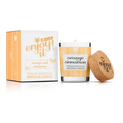 Magnetifico Power Of Pheromones Masážní svíčka Enjoy it! Orange Cinamon (Massage Candle) 70 ml