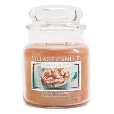 Village Candle Vonná svíčka ve skle Salted Caramel Latte 389 g