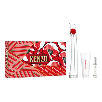 Kenzo Flower By Kenzo - EDP 100 ml (plnitelná) + tělové mléko 75 ml + EDP 10 ml (plnitelná)