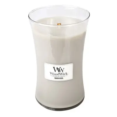 WoodWick Vonná svíčka váza Warm Wool 609,5 g