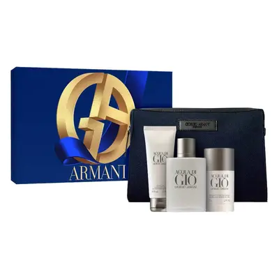 Giorgio Armani Acqua Di Gio Pour Homme - EDT 100 ml + sprchový gel 75 ml + tuhý deodorant 75 ml 