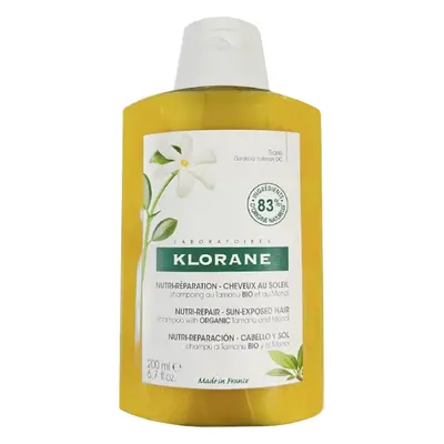 Klorane Vyživující šampon pro vlasy vystavené slunci Bio Tamanu a Monoi (Nourishing Shampoo) 200