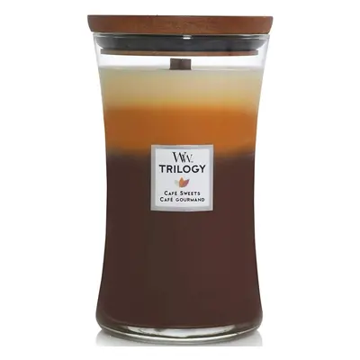 WoodWick Vonná svíčka váza Trilogy Cafe Sweets 609,5 g