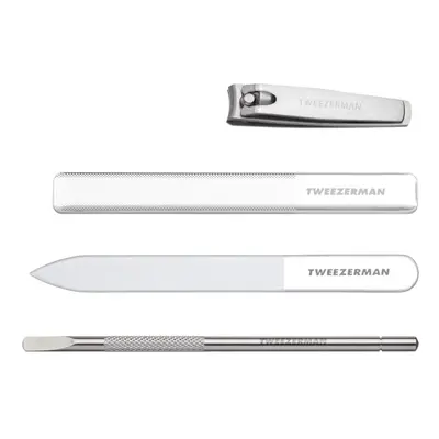 Tweezerman Sada na manikúru se skleněnými pilníky Glass Manicure Set