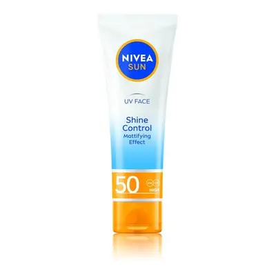 Nivea Zmatňující pleťový krém na opalování SPF 50 (Mattifying Effect Shine Control) 50 ml