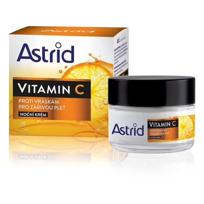 Astrid Noční krém proti vráskám pro zářivou pleť Vitamin C 50 ml