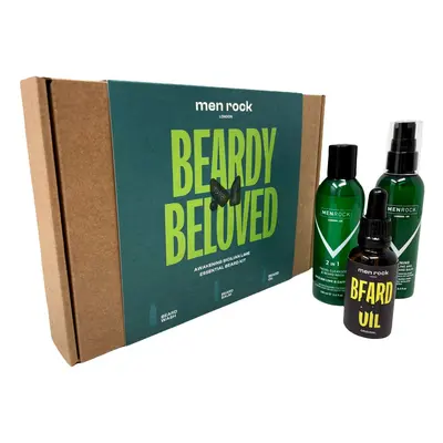 Men Rock London Dárková sada péče o vousy Sicilian Lime (Beard Care Gift Set)