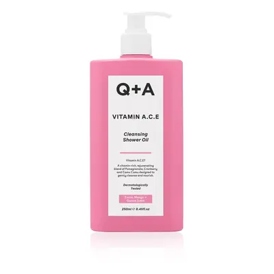 Q+A Sprchový olej s vitamínem A, C a E (Cleansing Shower Oil) 250 ml