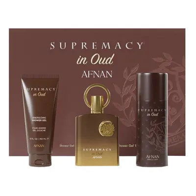 Afnan Supremacy In Oud - parfémovaný extrakt 100 ml + sprchový gel 150 ml + deodorant ve spreji 