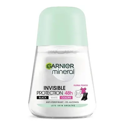 Garnier Minerální antiperspirant pro dlouhotrvající svěžest Roll-on Invisible 50 ml