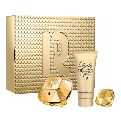 Rabanne Lady Million - EDP 80 ml + tělové mléko 100 ml + EDP 5 ml