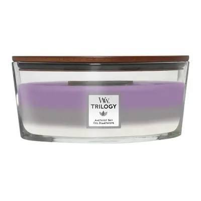 WoodWick Vonná svíčka loď Trilogy Amethyst Sky 453,6 g