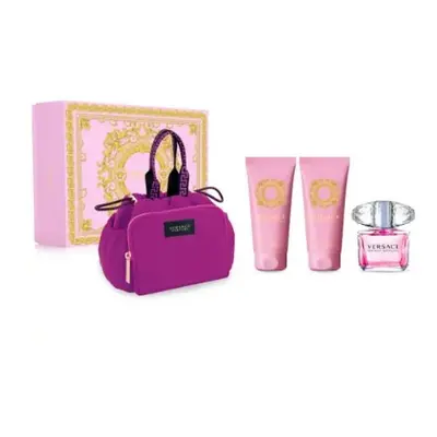 Versace Bright Crystal - EDT 90 ml + tělové mléko 100 ml + sprchový gel 100 ml + kosmetická tašt