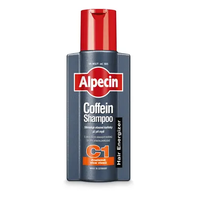 Alpecin Kofeinový šampon proti vypadávání vlasů C1 (Energizer Coffein Shampoo) 250 ml