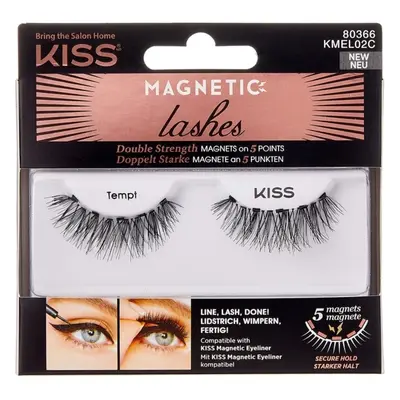 KISS Magnetické řasy 02 Tempt (Magnetic Lashes Double Strength)