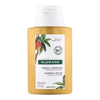 Klorane Šampon pro suché a poškozené vlasy Mango (Nourishing Treatment Shampoo) 100 ml