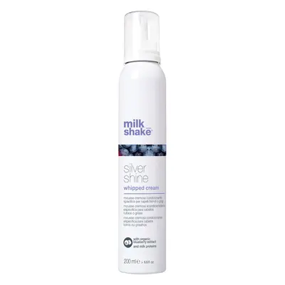 Milk Shake Vyživující pěna na vlasy Silver Shine (Whipped Cream) 200 ml