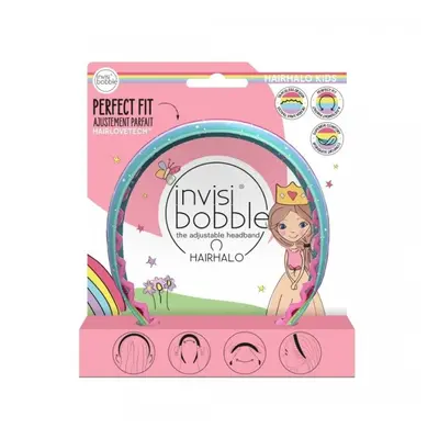 Invisibobble Dětská nastavitelná čelenka Kids Hairhalo Rainbow Crown