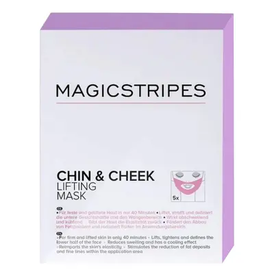 MAGICSTRIPES Liftingová maska na bradu a tváře (Chin & Cheek Lifting Mask) 5 ks