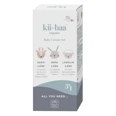 kii-baa organic Dárková sada dětské péče All You Need 3 ks