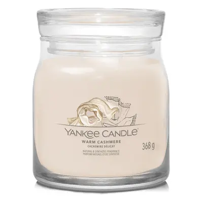 Yankee Candle Aromatická svíčka Signature sklo střední Warm Cashmere 368 g