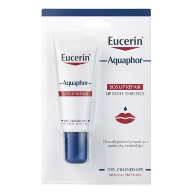 Eucerin Balzám na suché a popraskané rty Aquaphor (SOS Lip Repair) 10 ml