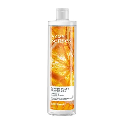 Avon Sprchový gel s vůní pomeranče a jasmínu Senses 500 ml