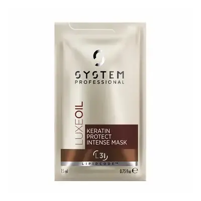 System Professional Vyživující maska na vlasy LuxeOil (Keratin Protect Intense Mask) 20 x 15 ml