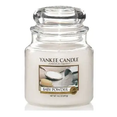 Yankee Candle Aromatická svíčka Classic střední Baby Powder 411 g