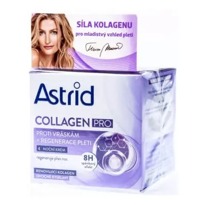 Astrid Noční krém proti vráskám Collagen Pro 50 ml