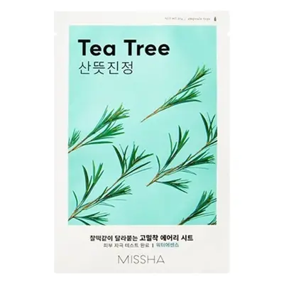 Missha Zklidňující pleťová maska s Tea Tree (Airy Fit Sheet Mask) 19 g