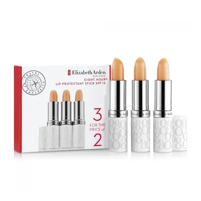 Elizabeth Arden Sada balzámů na rty Eight Hour Cream Lip Protect Trio