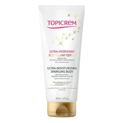 Topicrem Intenzivně hydratační tělové mléko se třpytkami (Ultra-Moisturizing Sparkling Body) 200