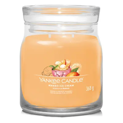 Yankee Candle Aromatická svíčka Signature sklo střední Mango Ice Cream 368 g