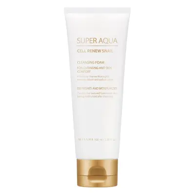 Missha Čisticí pleťová pěna se šnečím extraktem Super Aqua Cell Renew Snail (Cleansing Foam) 100