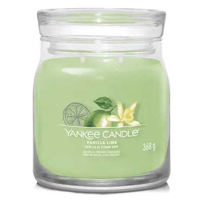 Yankee Candle Aromatická svíčka Signature sklo střední Vanilla Lime 368 g