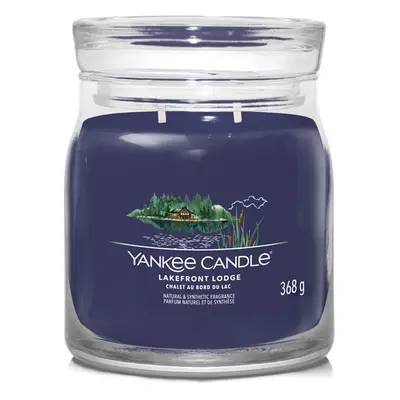 Yankee Candle Aromatická svíčka Signature sklo střední Lakefront Lodge 368 g