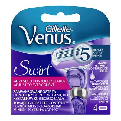 Gillette Náhradní holicí hlavice Venus Swirl 4ks