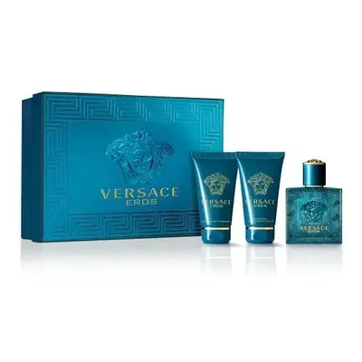 Versace Eros - EDT 5 ml + balzám po holení 25 ml + sprchový gel 25 ml