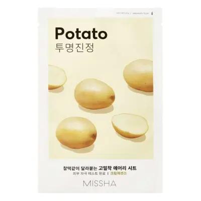 Missha Rozjasňující pleťová maska Potato (Airy Fit Sheet Mask) 19 g